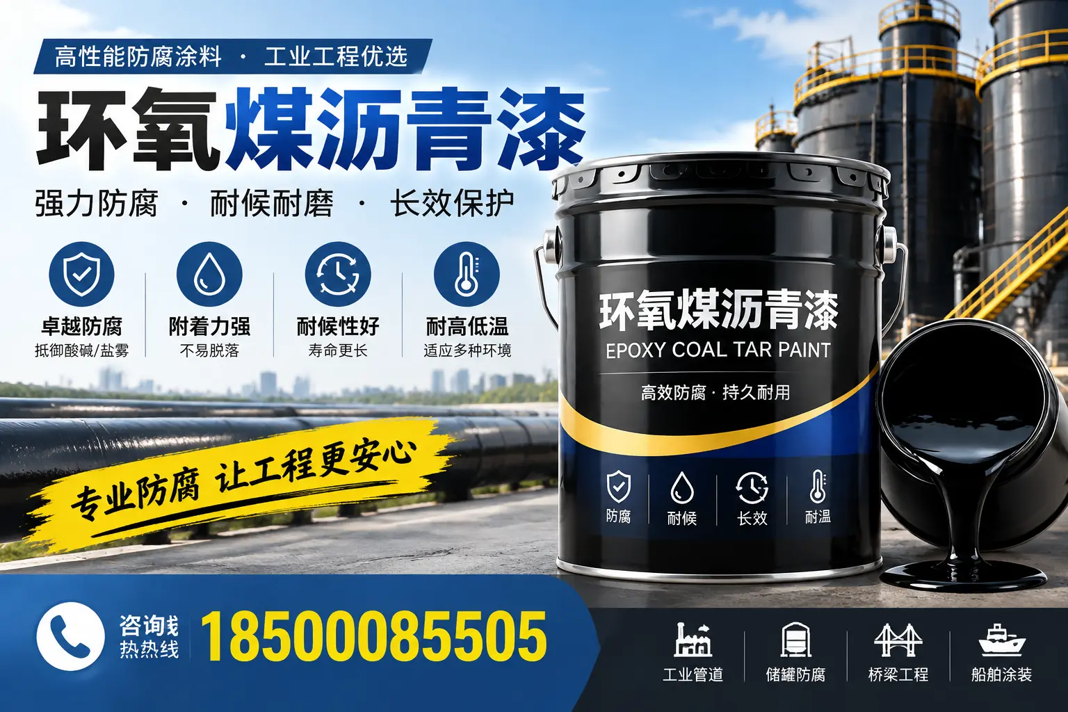 环氧煤沥青漆的施工方法与注意事项,确保在凉山顺利完成